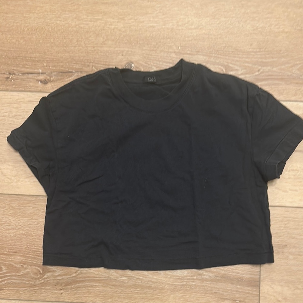 NUUDS Black Crop Top